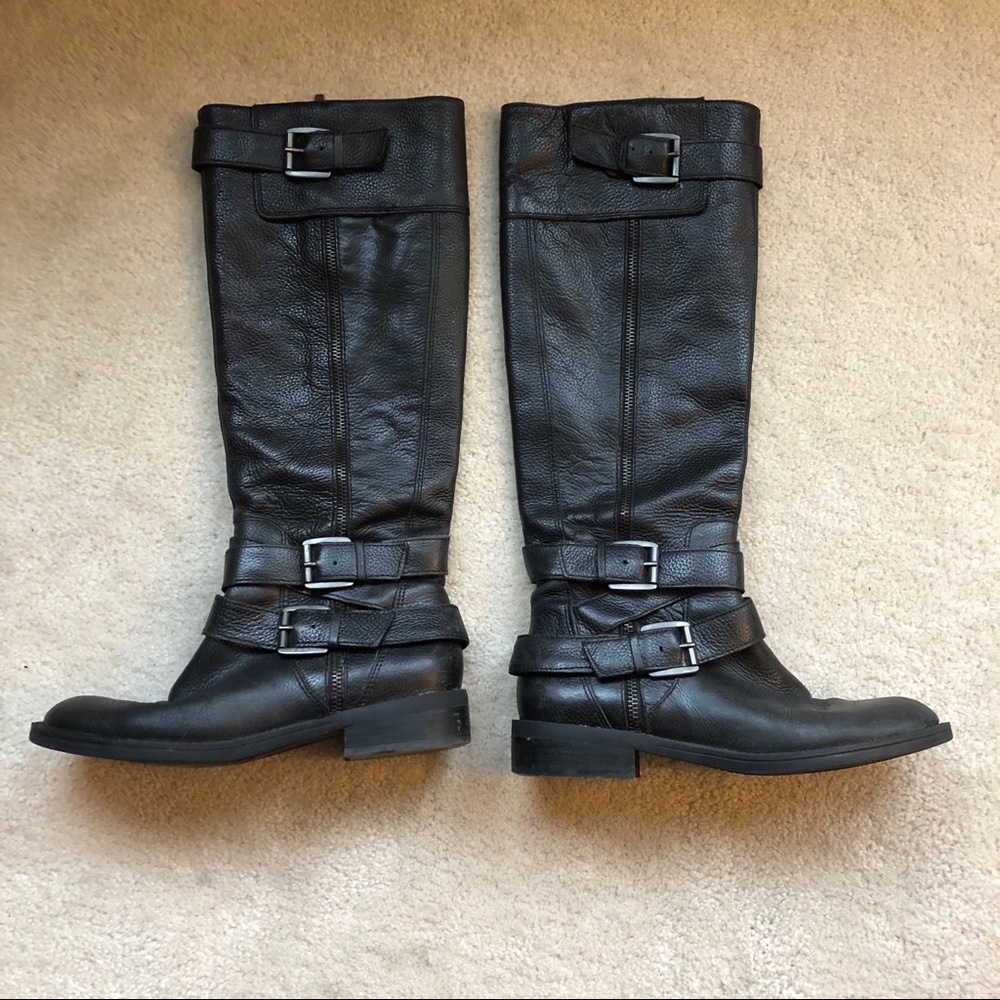 Women’s Black BP Darbie Leather Riding Boot 6 1/2
